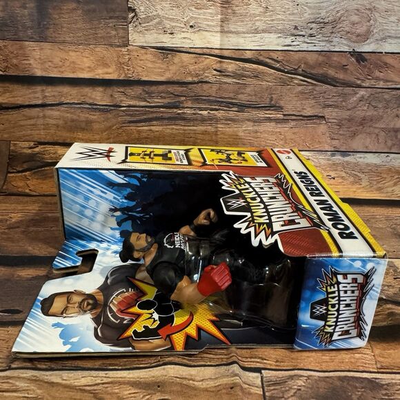 WWE Roman Reigns Knuckle Crunchers Wrestling Action Figure Mattel Kendo Sticks - Picture 6 of 7